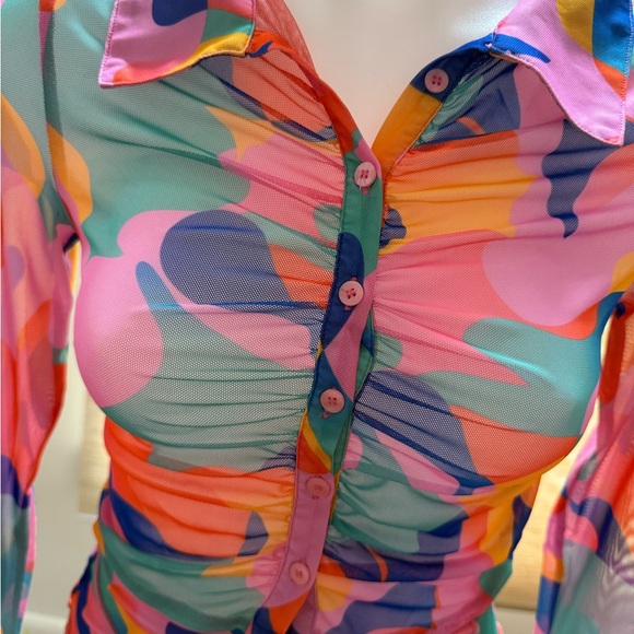 Tiger Mist Colorblock Two-Piece Set - Picture 2 of 9